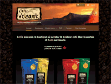 Tablet Screenshot of cafesvolcanik.com